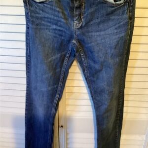 Aeropostale ladies mid rise skinny blue jeans, size 3/4